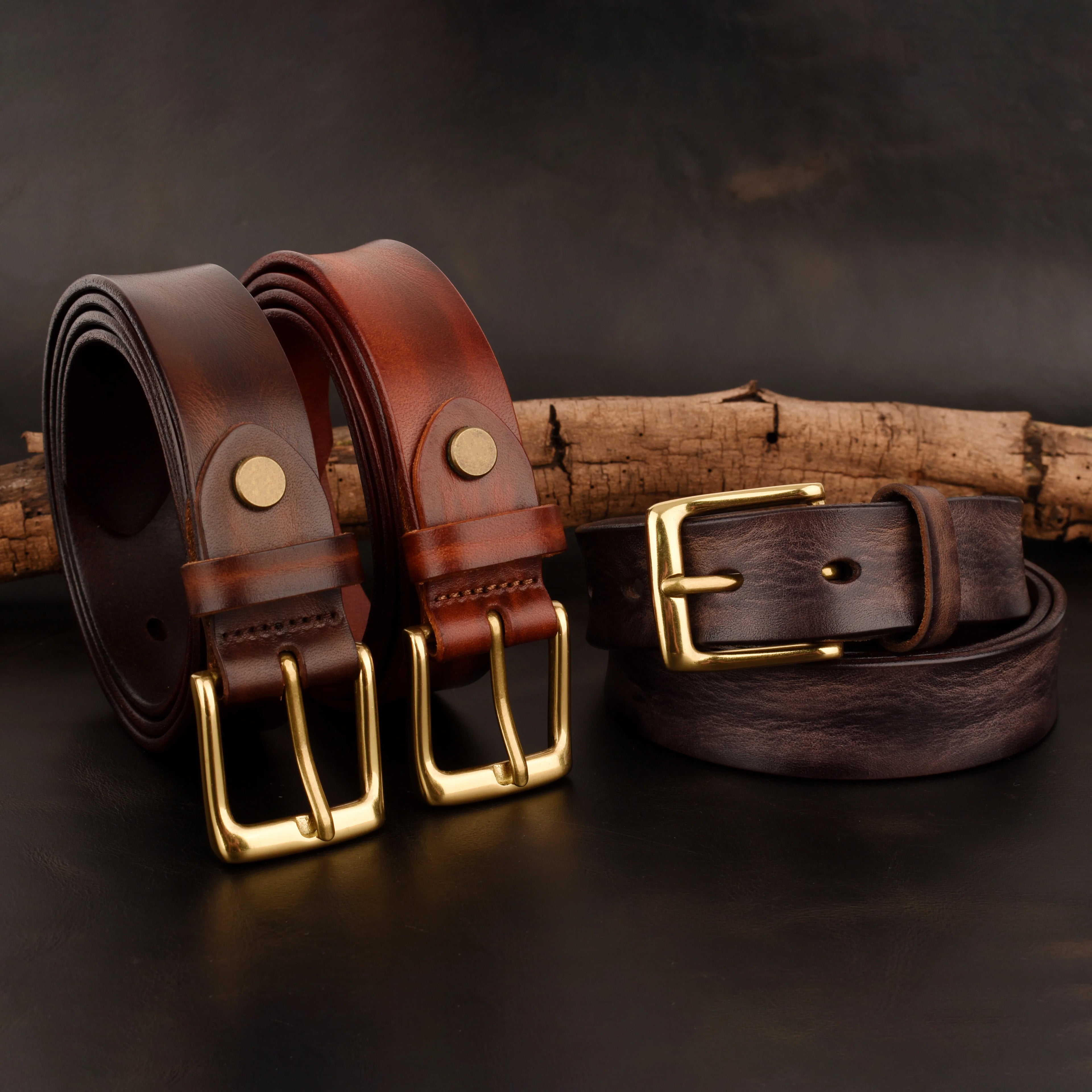 Genuine Leather Belts Copper Mold Women Vegetable Tanned Leather Women Belts Leather Luxury
